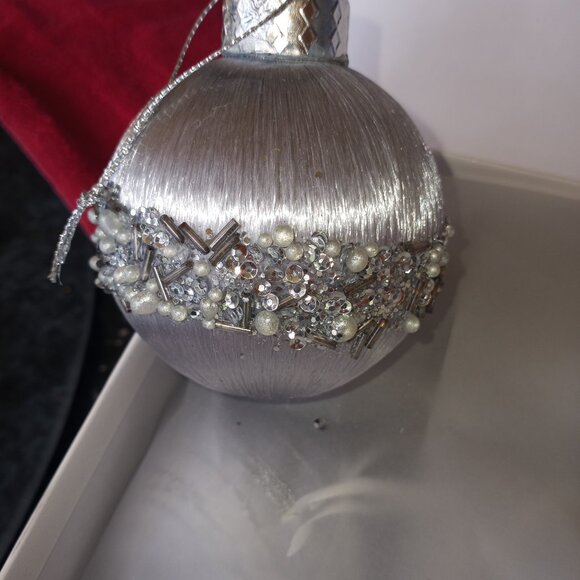 Lux Christmas balls - silver - Picture 6 of 14
